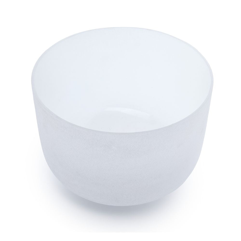 frosted quartz singing bowl