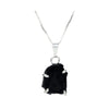 Raw Black Tourmaline Crystal Necklace