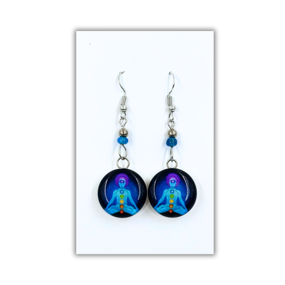Round Earrings - Chakra