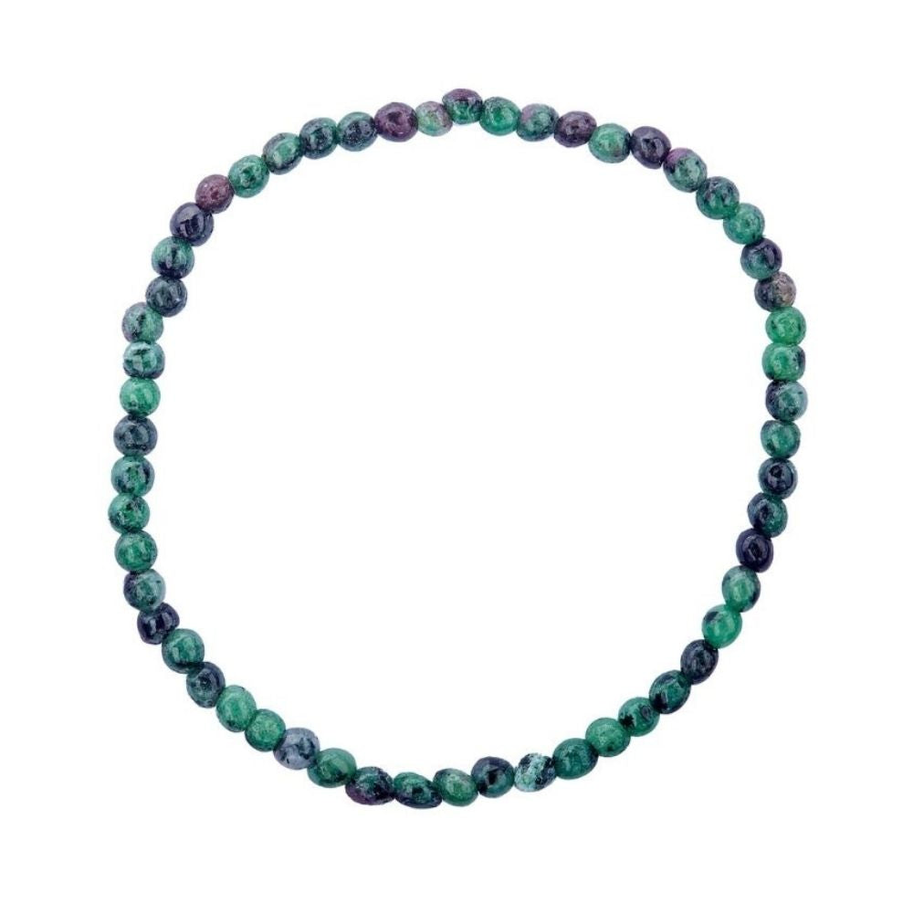 Ruby Zoisite Bracelet 4mm