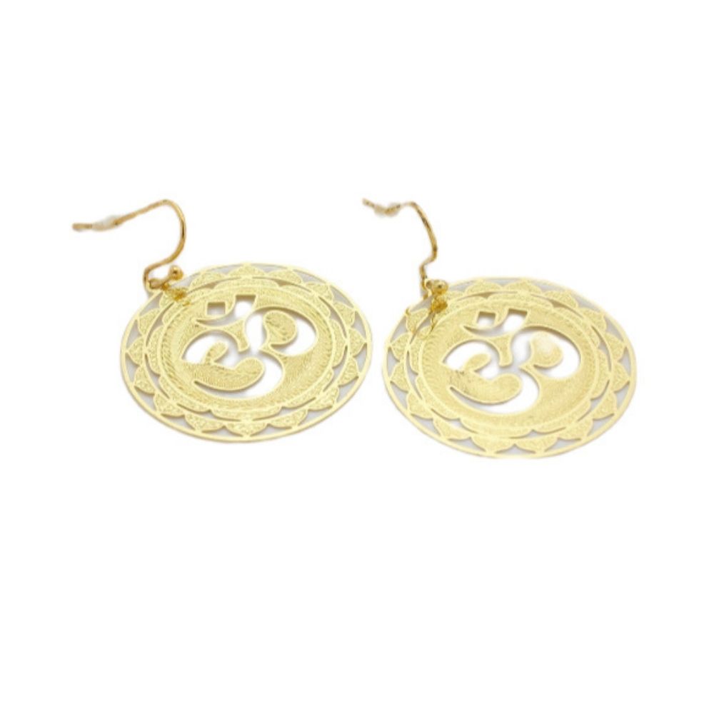 Sacred Geo OM Earrings