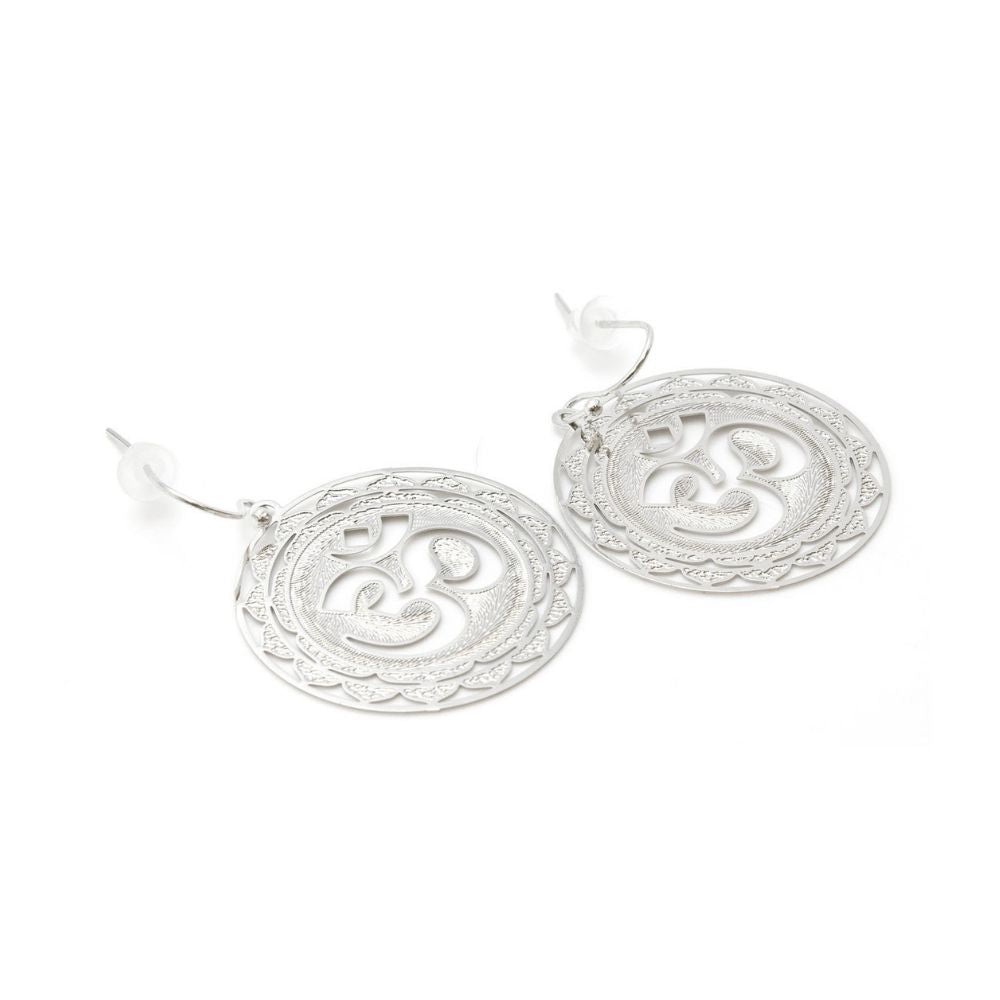 Sacred Geo OM Earrings