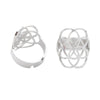 Sacred Geo Ring - Seed of Life Silver
