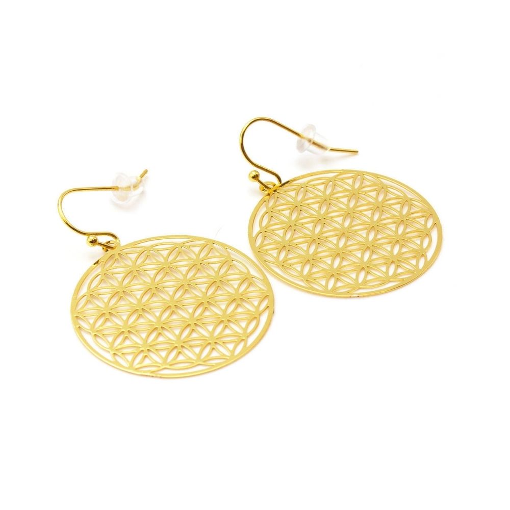 Sacred Geometry Flower of Life Earrings