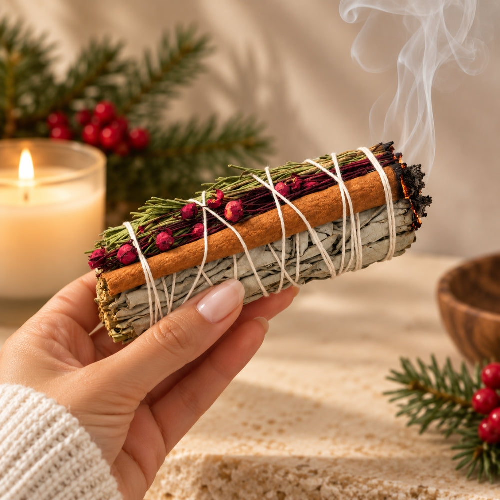 Sage Bundle - Rosemary, Cinnamon & Toyon Berries