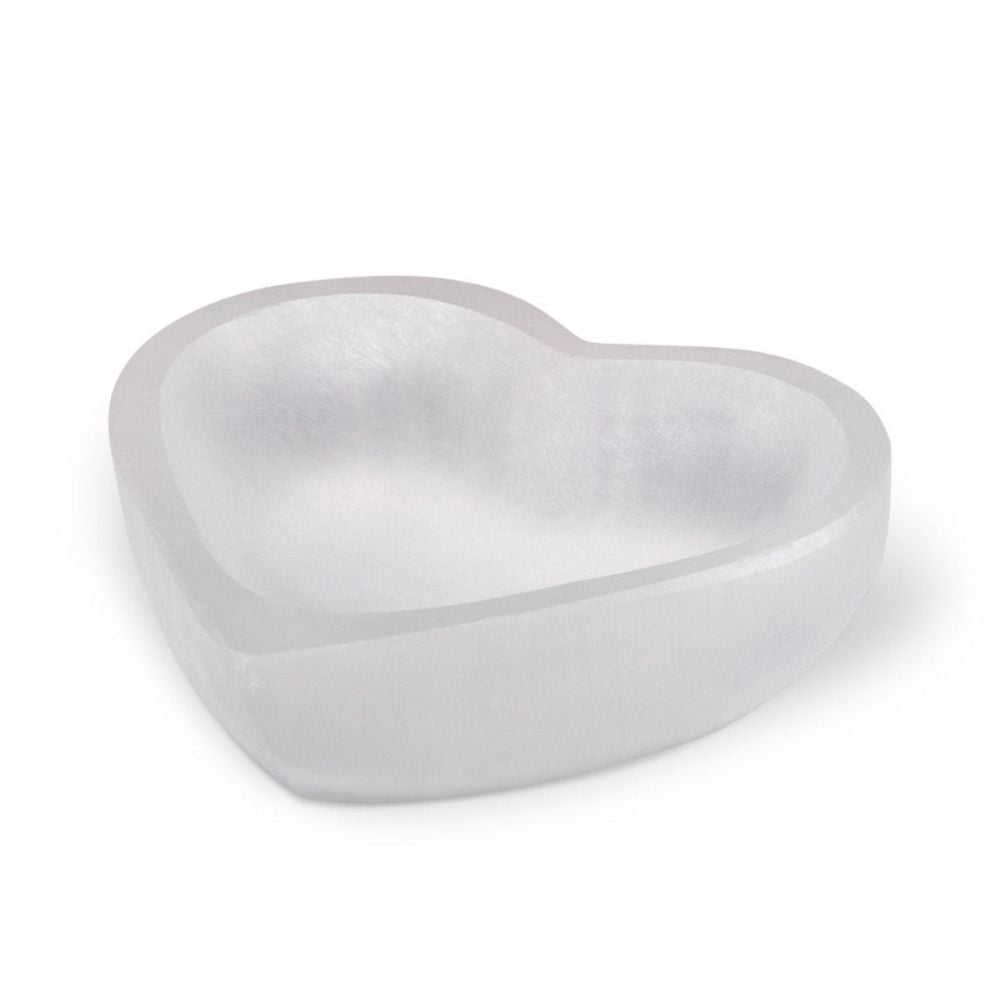 Selenite Heart Bowl