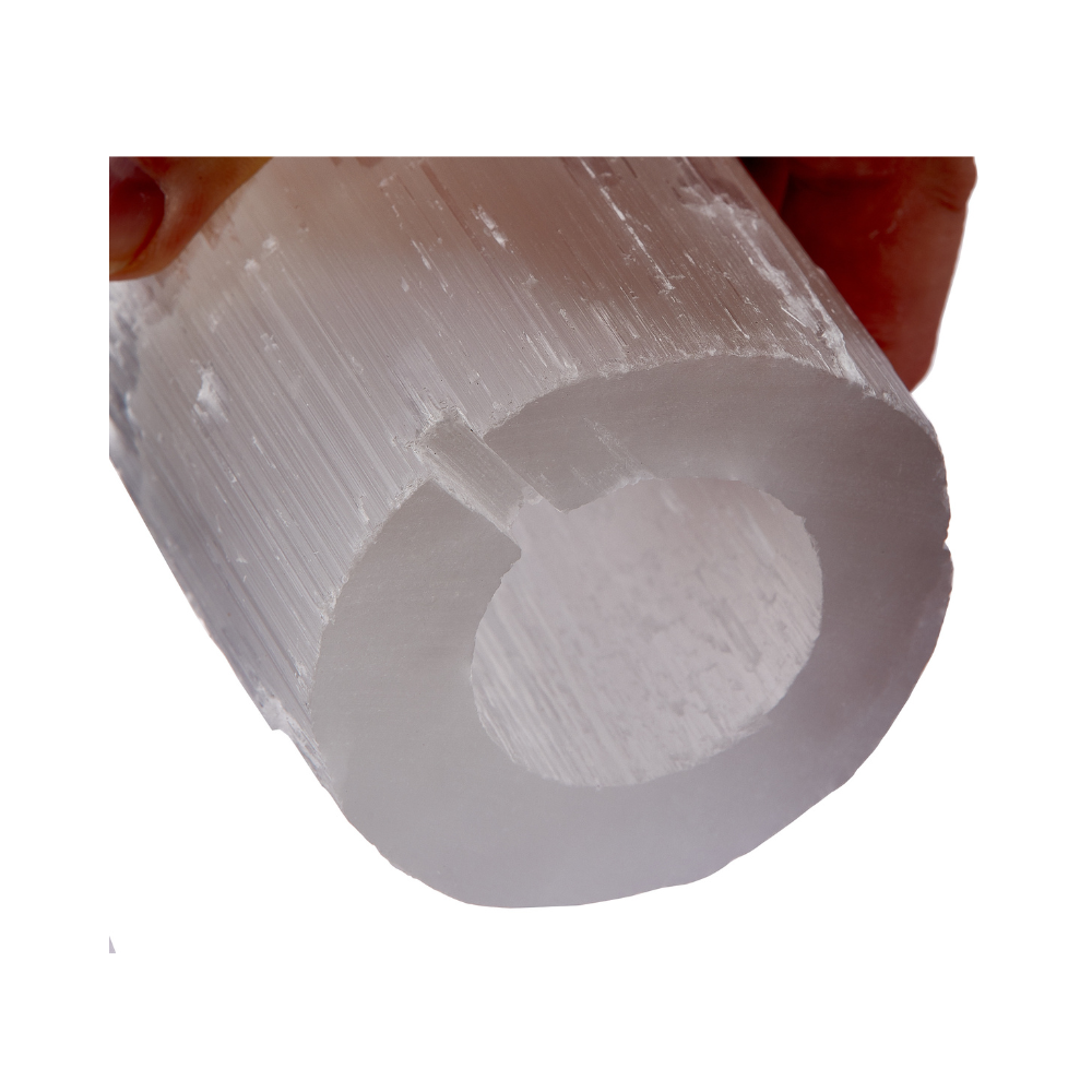 Selenite Lamp Small