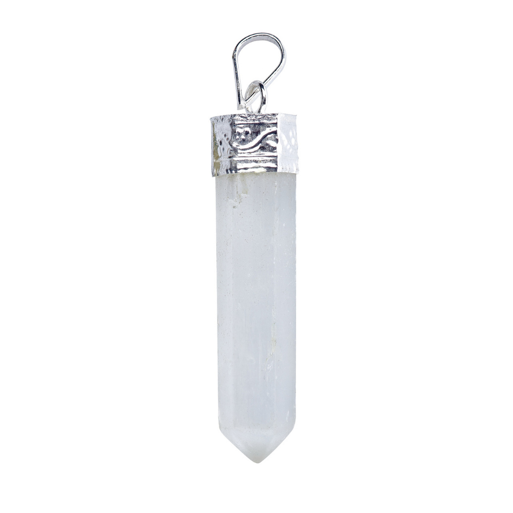 Selenite Point Pendant