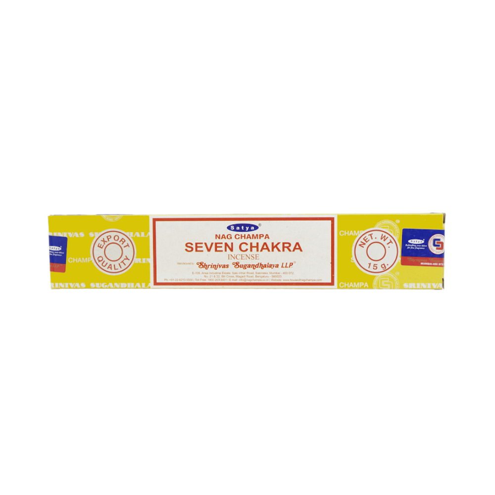 Seven Chakras Satya Incense