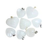 Snow Quartz Heart Pendent