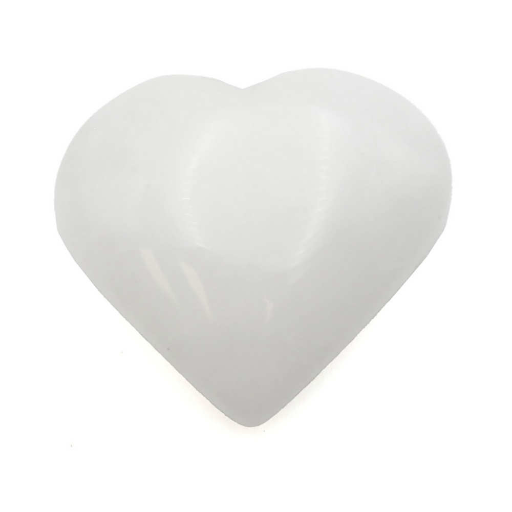 Snow Quartz Mini Heart