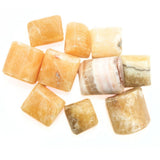 Honey calcite - Tumbled