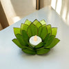 Capiz Shell Tea Light Holder - Green (Retiring Soon)