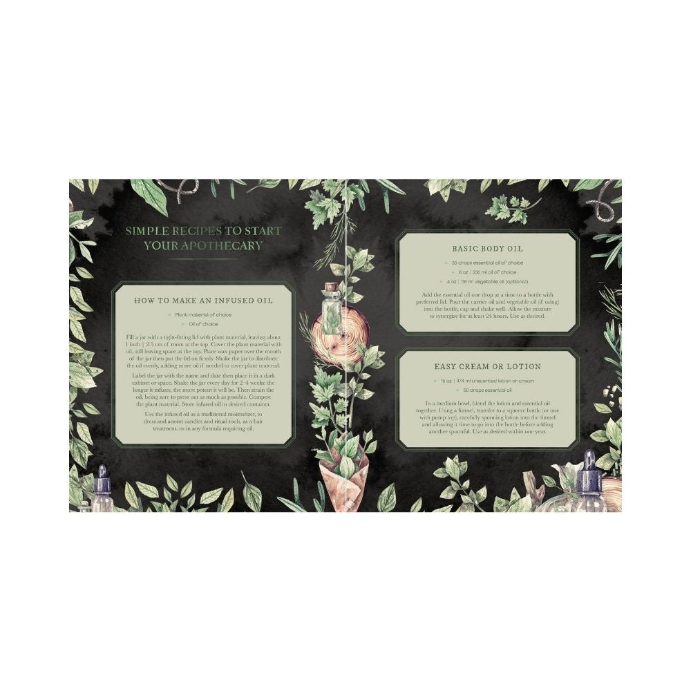 The Witch's Apothecary Book - earths elements
