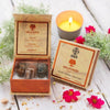 Tumbled crystal collection in a little box