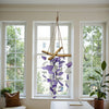 Windchime - Sea Glass, Purple & White