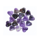 Polished amethyst tumbled stones