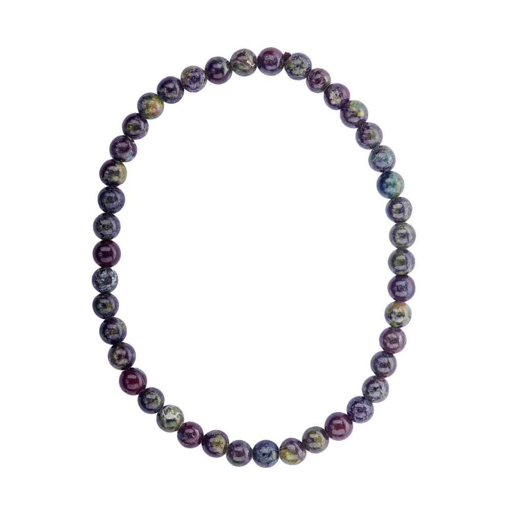 Crystal Bracelet - 4mm Dragon Bloodstone