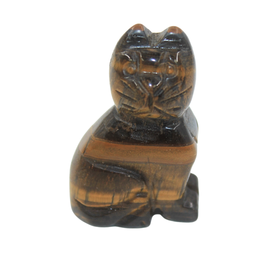 Crystal Cat – Tiger's Eye Large