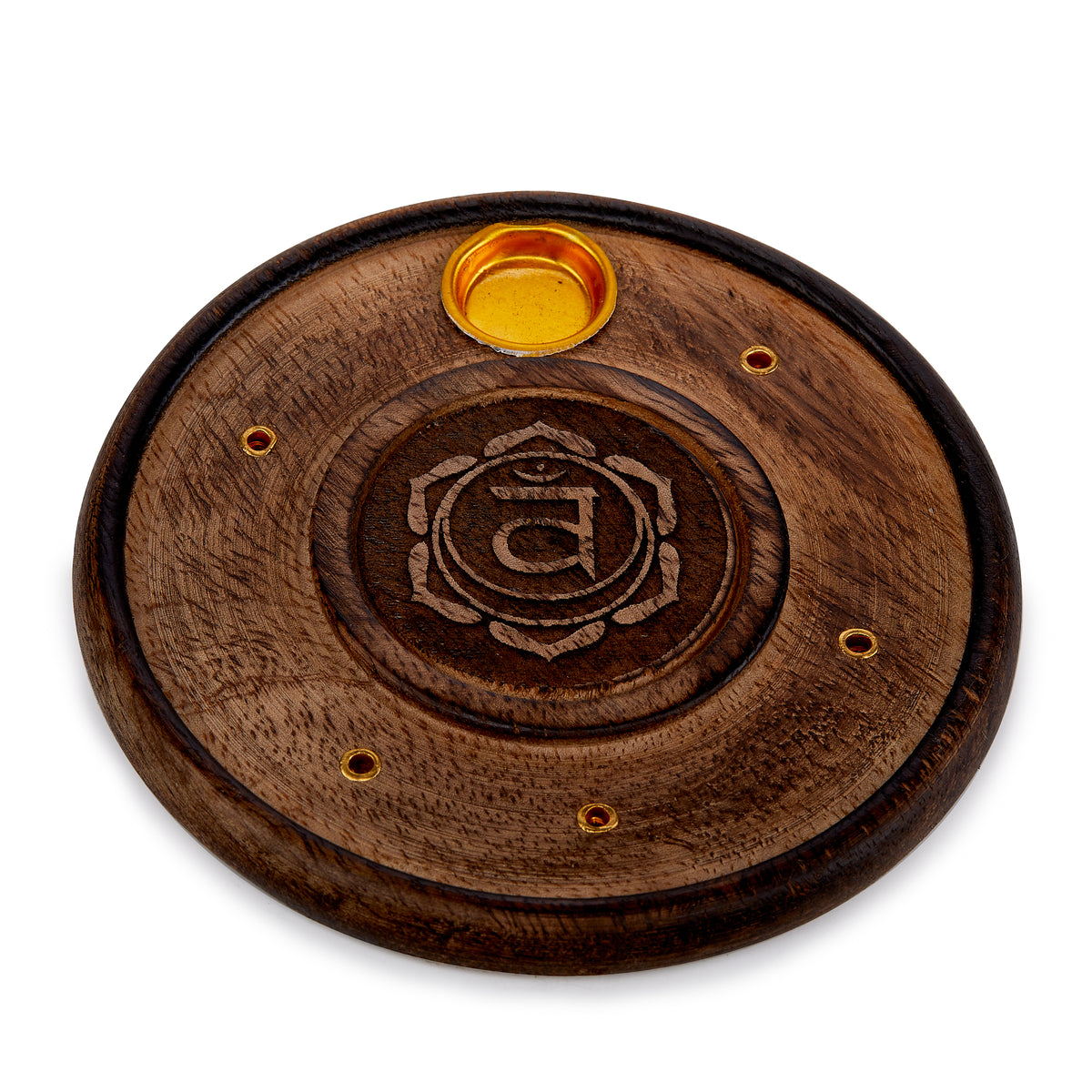 Seven Chakra Incense Stick & Cone Burner Disc Earths Elements