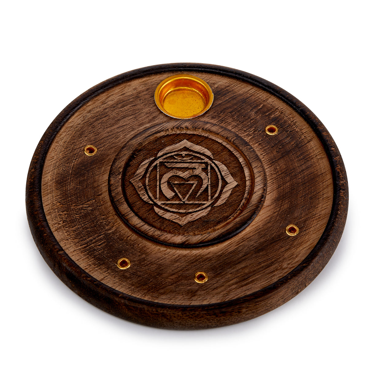 Seven Chakra Incense Stick & Cone Burner Disc