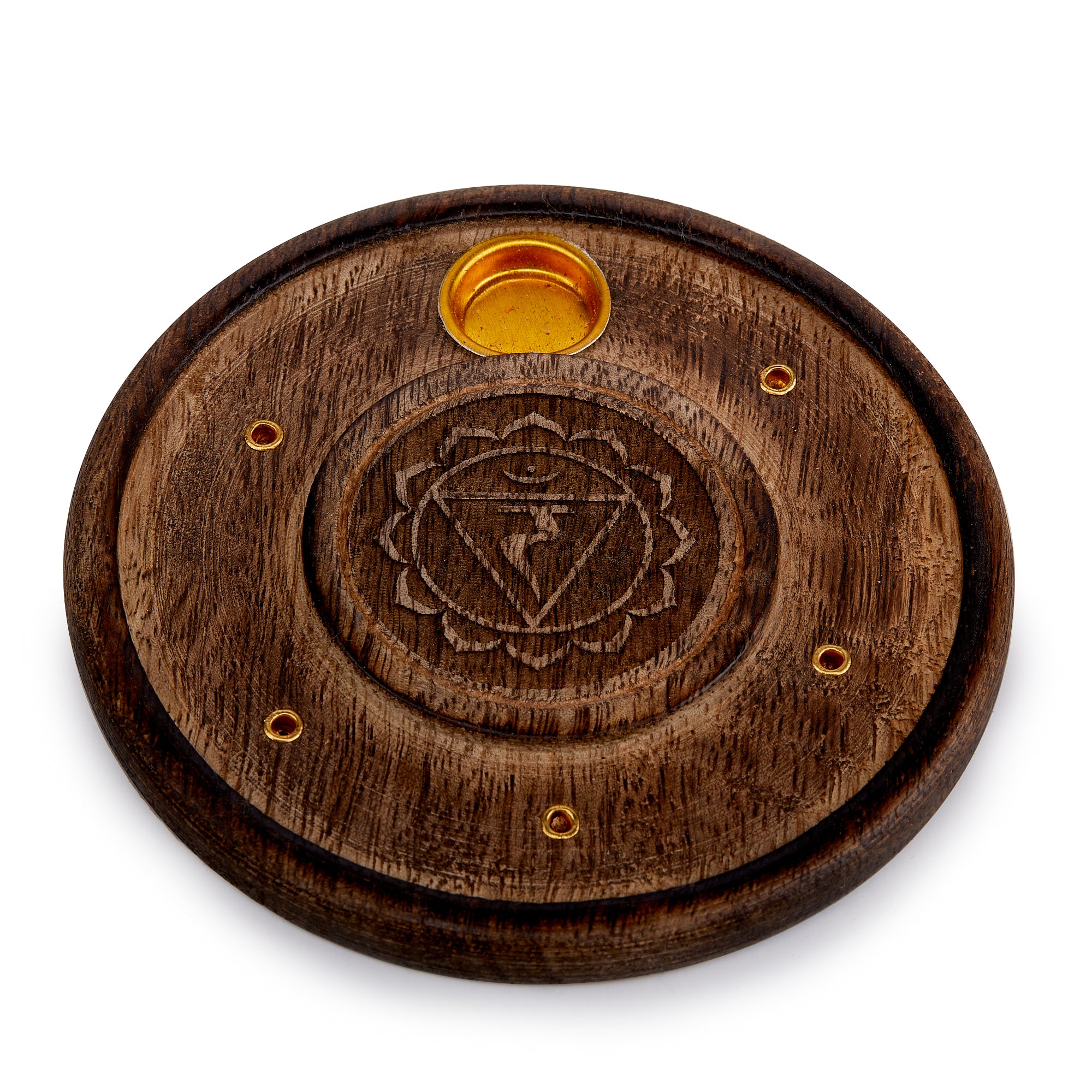 Seven Chakra Incense Stick & Cone Burner Disc