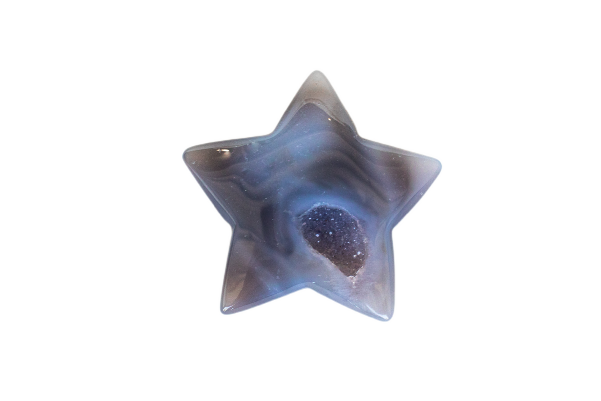 Agate Druzy Star