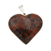 Mahogany Obsidian Heart Pendant