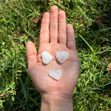 Snow Quartz Mini Heart