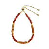 Carnelian Disc Stone Bracelet
