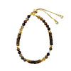 Tiger's Eye Disc Stone Bracelet