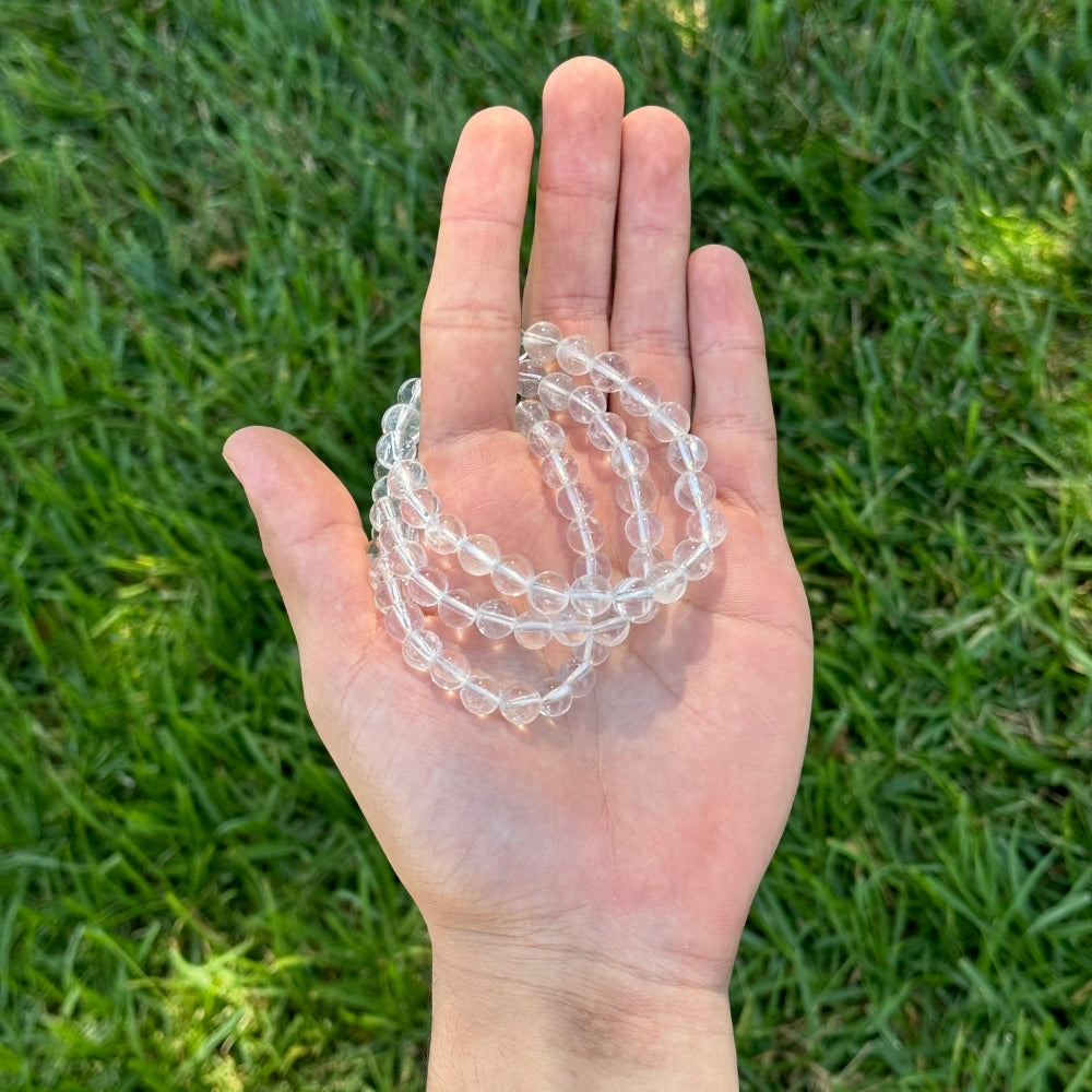 Clear Quartz Bracelet 8mm