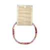 Rose Quartz mix Disc Stone Bracelet