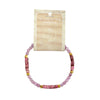 Rose Quartz mix Disc Stone Bracelet