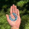Evil Eye Bracelet - Light Blue 4mm