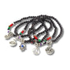 4mm Lava Chakra CharmHealing Bracelets