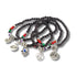 4mm Lava Chakra Charm  Healing Bracelets