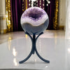 Amethyst Sphere on a Detachable Stand - 4.2 LBS