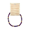 Amethyst Disc Stone Bracelet