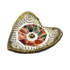 Mosaic Heart Incense Holder - Orange Mix
