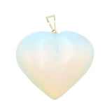 Opalite Heart Pendant - earths elements