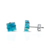 Larimar Silver Earrings