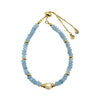 Anglite Rondelle Pearl Stone Bracelet