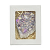 Aqua Aura Amythest Geode