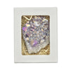 Aqua Aura Amythest Geode