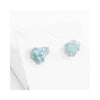 Aquamarine Raw Earrings