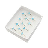 Turquoise Hamsa Silver Ring - earths elements