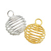 Gold Crystal Cage Pendant