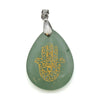 Hamsa Tear Drop Pendant
