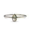 Labradorite Hamsa Silver Ring